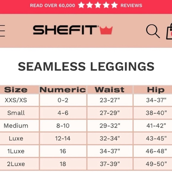 Shefit Leggings Medium - Picture 7 of 7